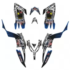 YAMAHA Raptor 700 HH 2013-2015 EDITABLE DESIGNS Graphic Templates